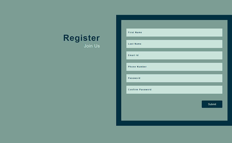 Multipurpose Sign Up Form Free Widget Template | ThemeVault