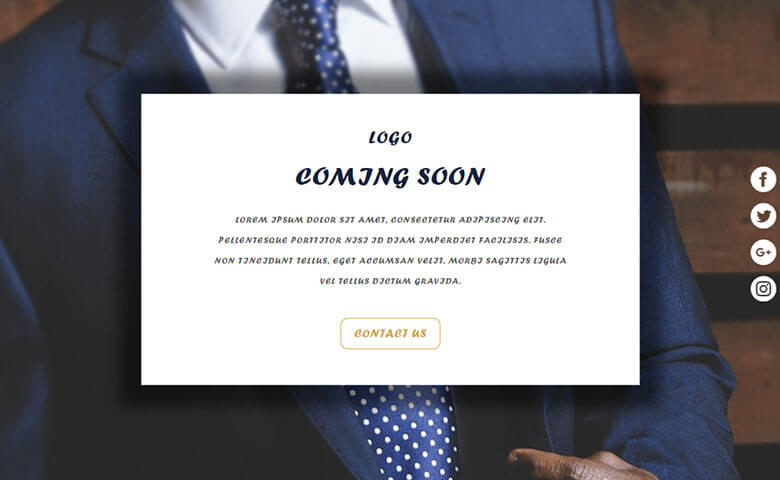 Impressive Coming Soon Free Widget Template