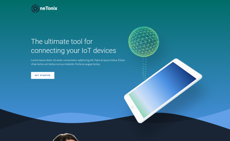 Onetonix – Responsive Landing Page HTML Template