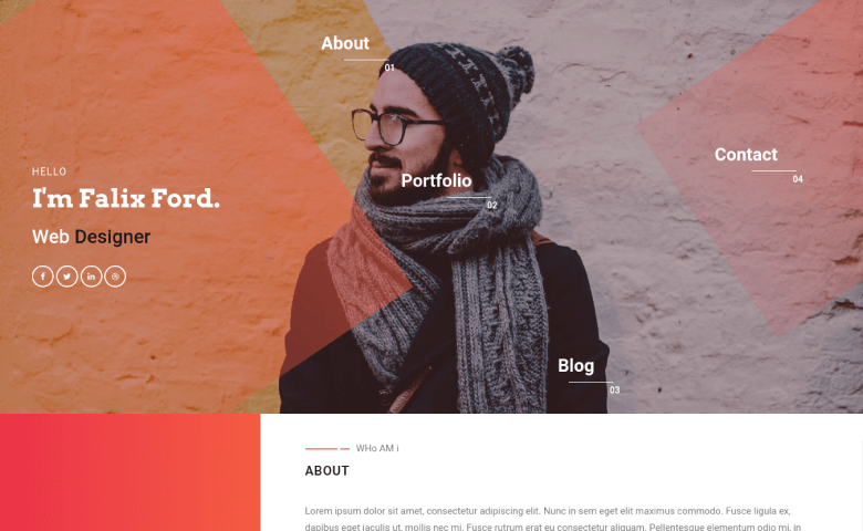 Falix-Ford – Mobile Web Developer Portfolio WordPress Template
