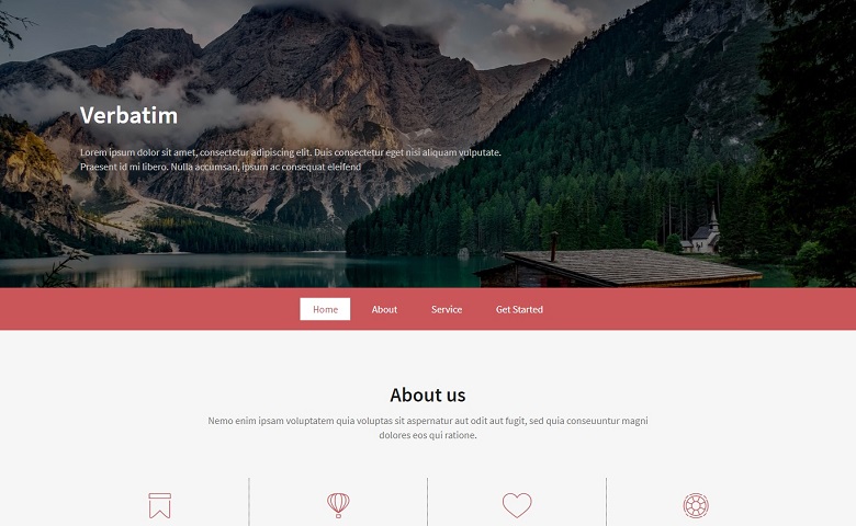 multipurpose one page website template