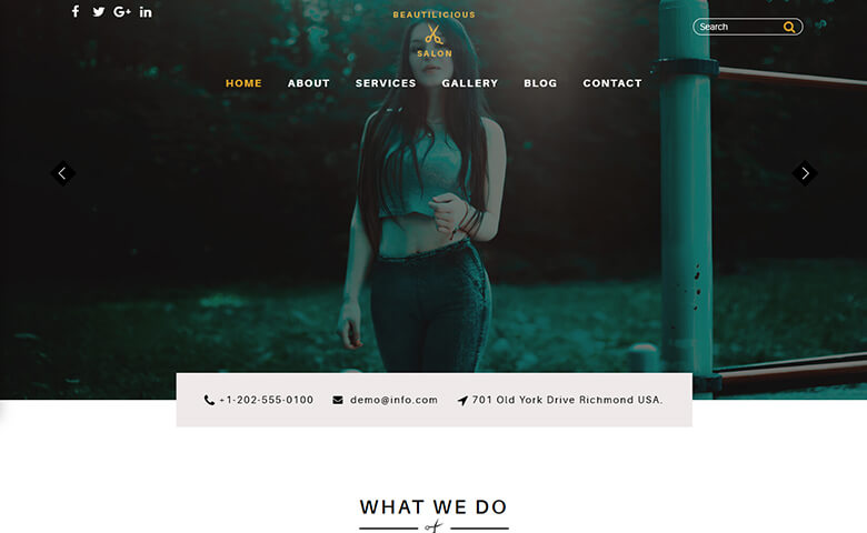 Beautilicious - Responsive Spa and Salon Website Template