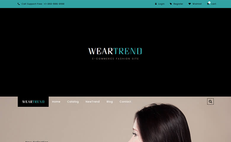 Weartrend – HTML5 Fashion Design Ecommerce Website Template