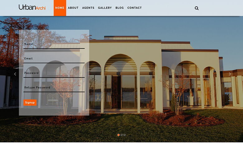 Urbanarchi - Responsive Real Estate HTML Web Design Templates