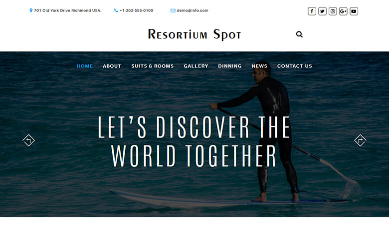 ResortiumSpot- Resort and Hotel Responsive HTML Template