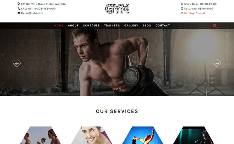 Gym-Vigour- Free responsive Sports website template