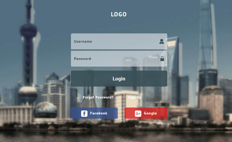 Responsive Classic Login Form