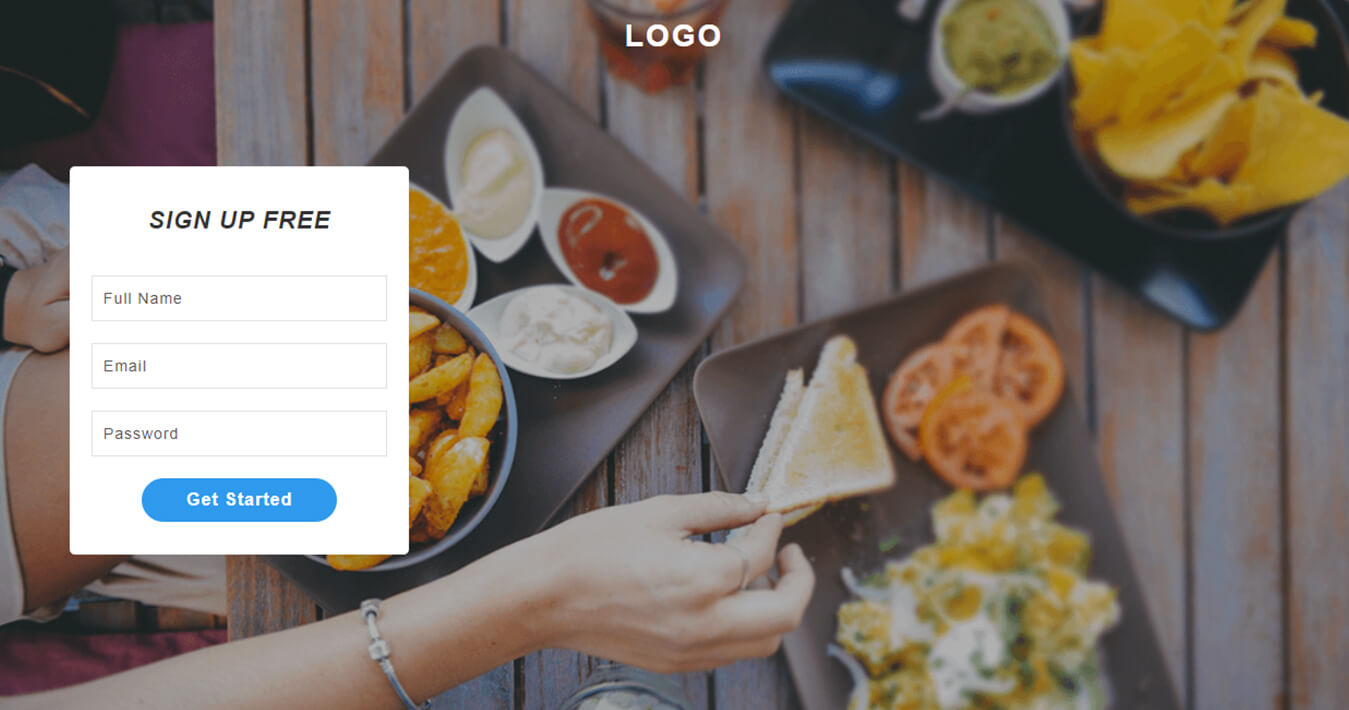 Free Versatile Sign Up Form Free Widget Template