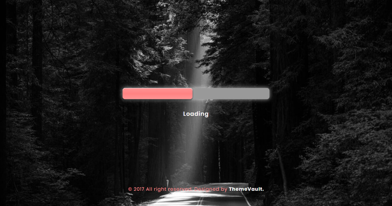 Free Sunlight Progress Bar Responsive Template