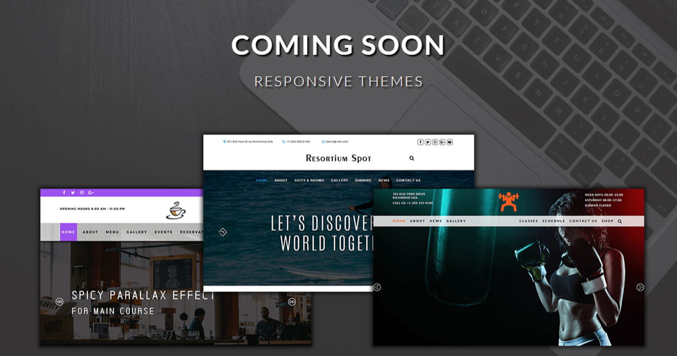 Responsive Themes Coming Soon Widget Template
