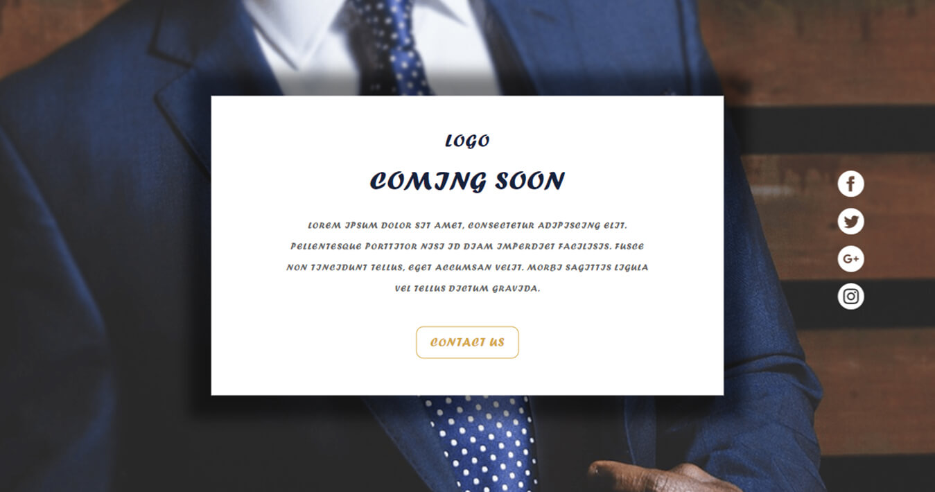 Impressive Coming Soon Free Widget Template