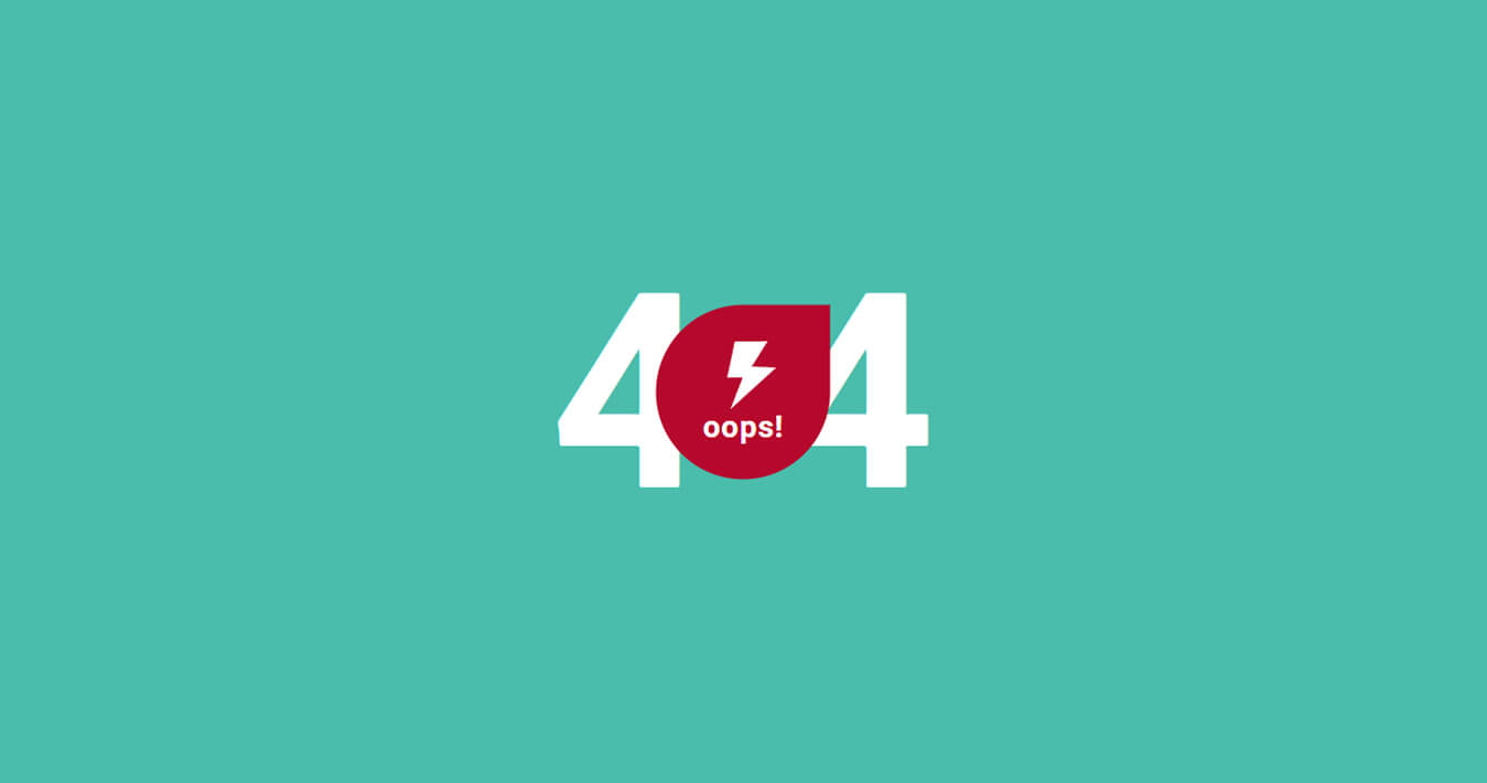 Creative Vibrant 404 Error Page Widget Template 