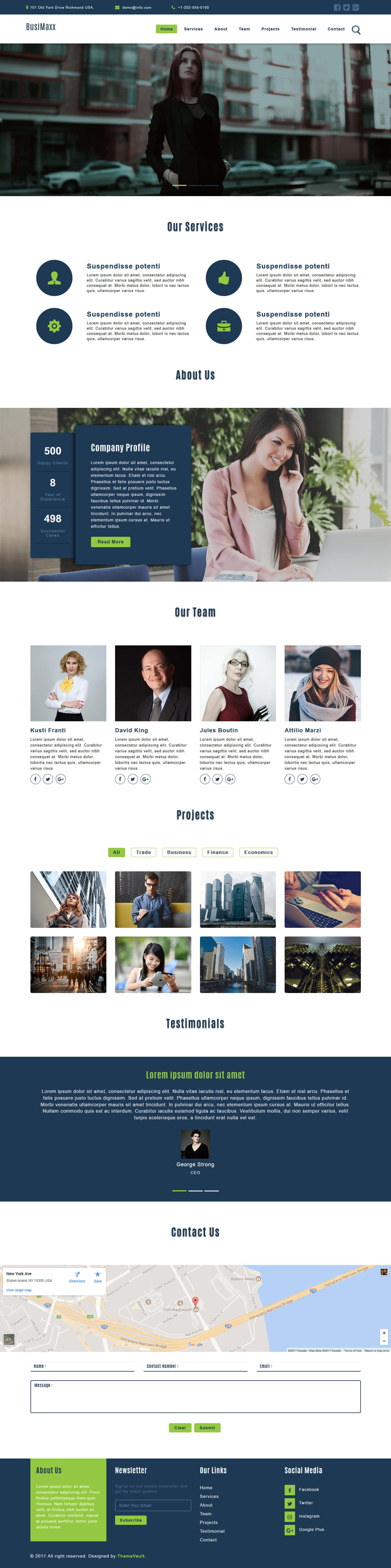 BusiMaxx- Business and Services Website Template