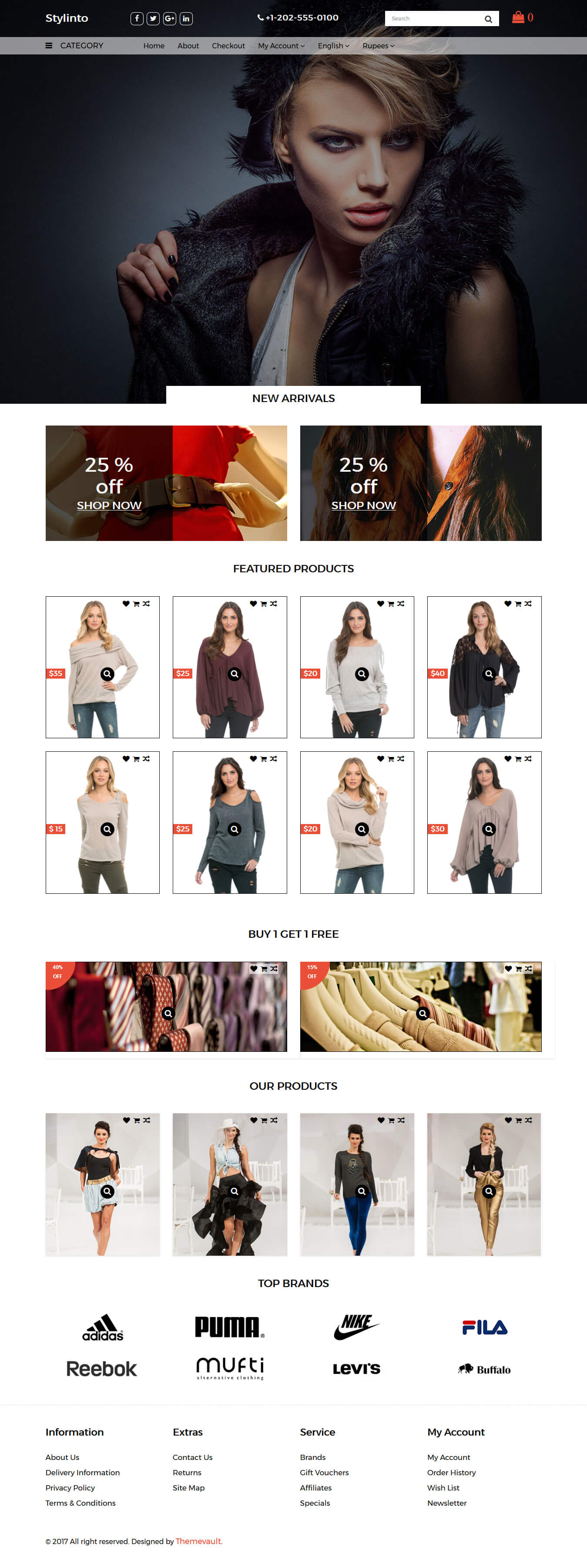 Stylinto – Free Fashion Store Ecommerce Website Template