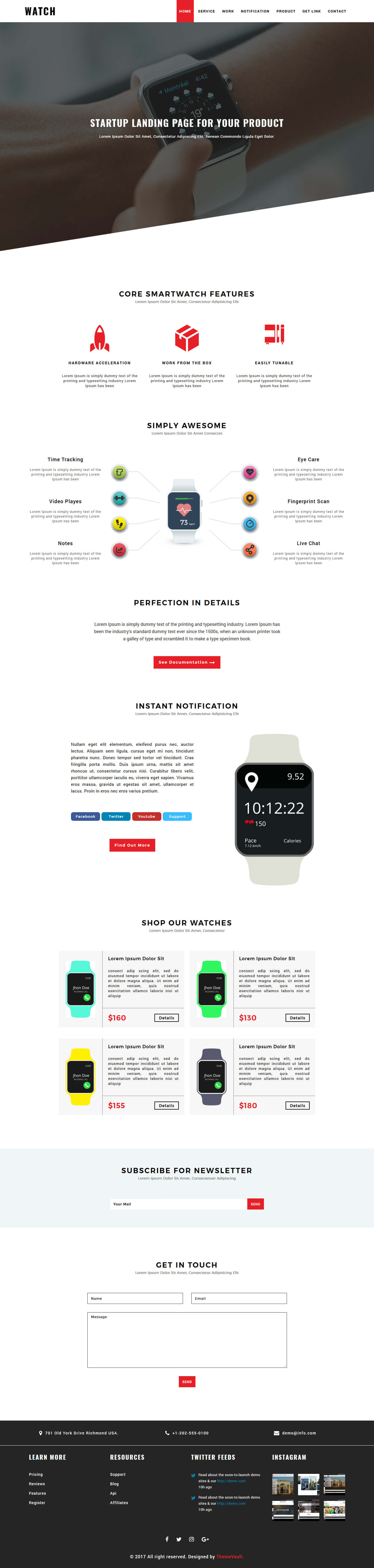 TimeLand - One Page Responsive HTML Website Template