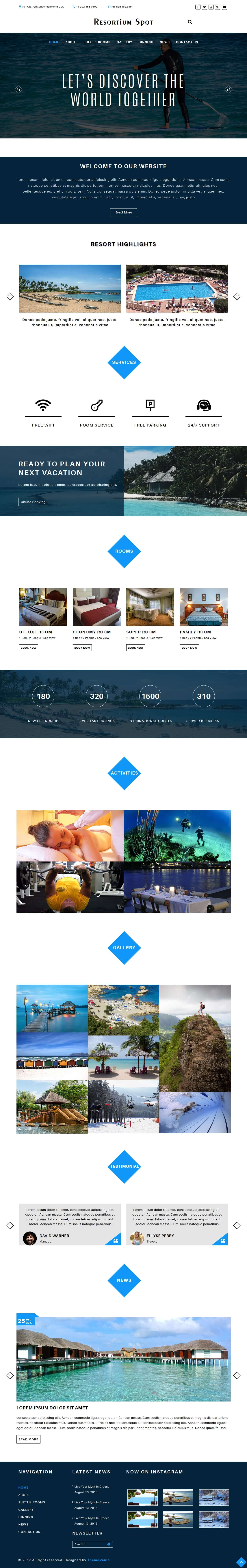 ResortiumSpot- Resort and Hotel Responsive HTML Template