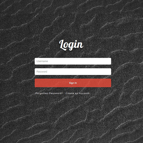 Responsive Instant Login Form Template