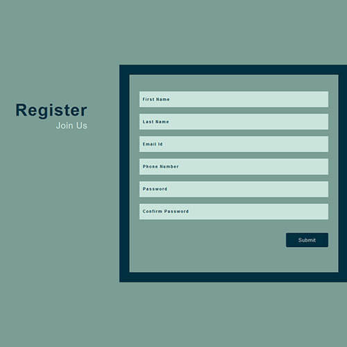 Free Multipurpose Sign Up Form Widget Template