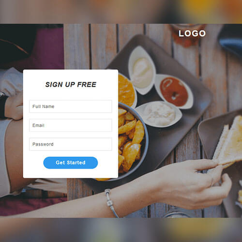 Free Versatile Sign Up Form Free Widget Template