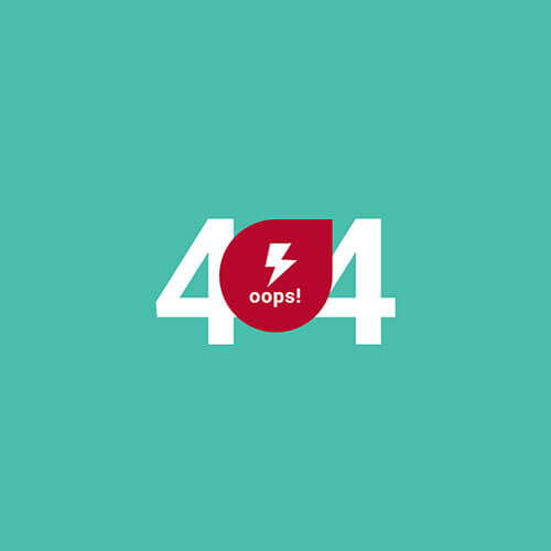 Creative Vibrant 404 Error Page Widget Template 
