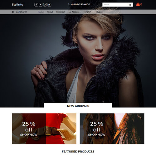 Stylinto – Free Fashion Store Ecommerce Website Template
