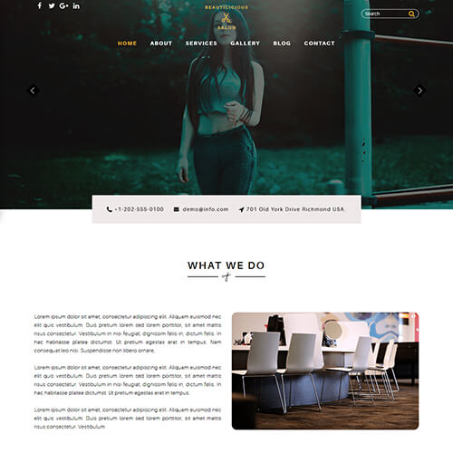 Beautilicious - Responsive Spa and Salon Website Template