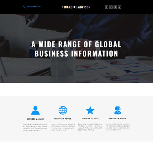 Dcovery- Free One Page Responsive HTML Website Template