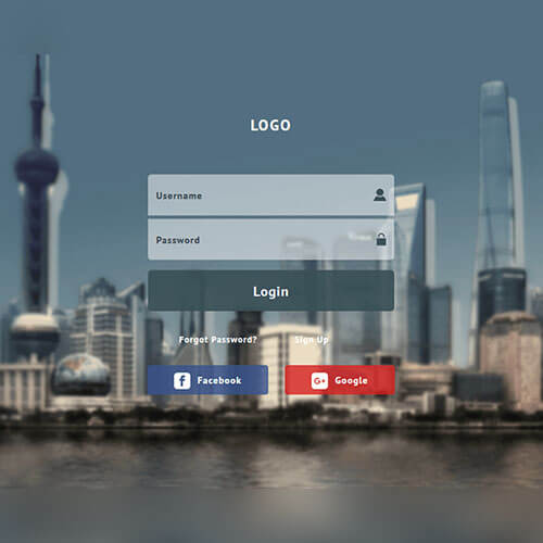 Responsive Classic Login Form